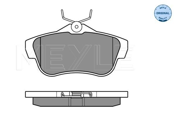 Meyle 0252458217W Колодки гальмівні (передні) Mazda 6 07-13