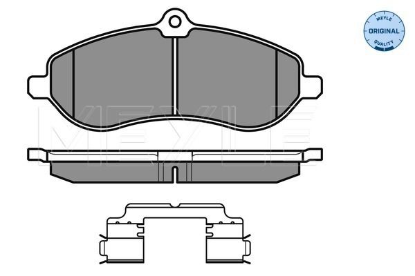 Meyle 0252459717PD Колодки гальмівні (передні) Hyundai H-1 08-/Kia Carnival 06- (PREMIUM)