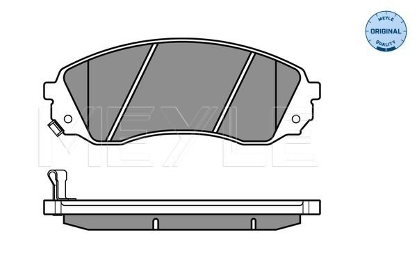 Meyle 0252459717W Колодки гальмівні (передні) Hyundai H-1 2.5 CRDi 08- (Sumitomo)