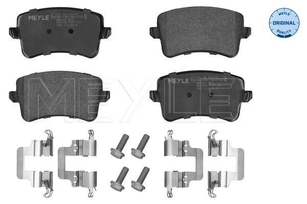 Meyle 0252460617K1 Колодки гальмівні дискові задні