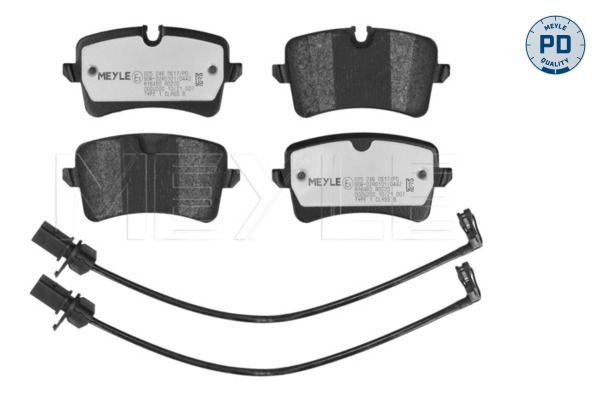 Meyle 0252460617PD Колодки гальмівні (задні) Audi A4/A5/Q5 07- (з датчиком) (TRW)