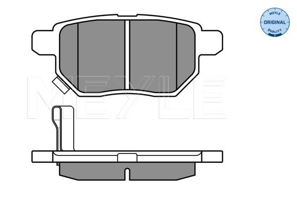 Meyle 0252461817W Колодки гальмівні (передні) Hyundai Sonata 04- (Mando)