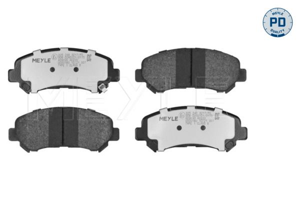 Meyle 0252463217PD Колодки гальмівні (передні) Nissan Qashqai/X-Trail 07- (Akebono)