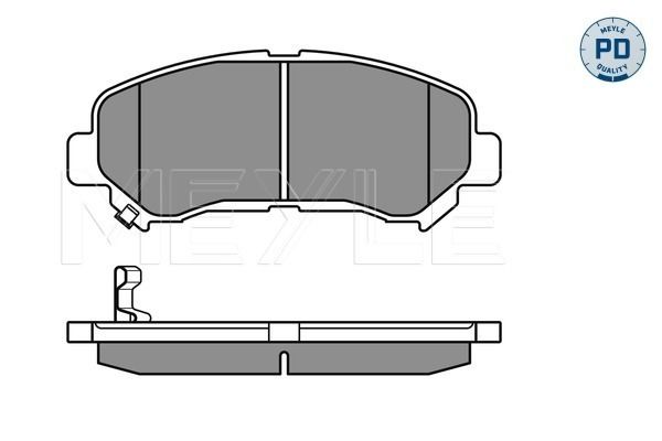 Meyle 0252463516W Колодки гальмівні (задні) Honda CR-V 06- (Bosch)
