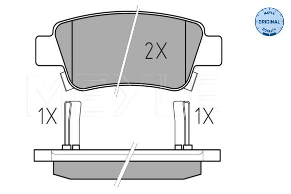 Meyle 0252463516W Колодки гальмівні (задні) Honda CR-V 06- (Bosch)