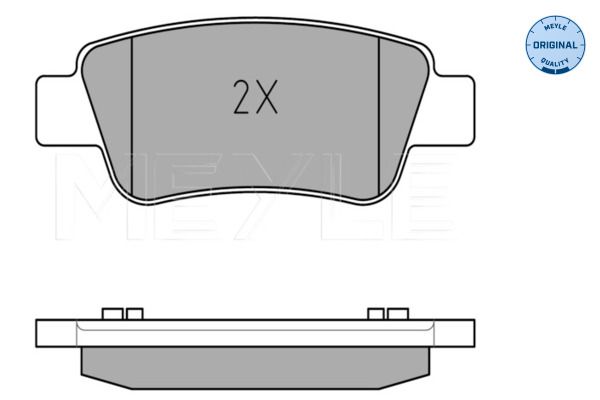 Meyle 0252463819W Колодки гальмівні (передні) Honda CR-V III/IV 07- (Bosch)