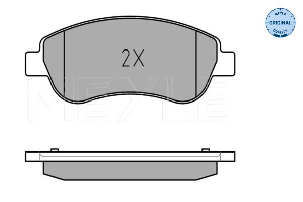 Meyle 0252463819W Колодки гальмівні (передні) Honda CR-V III/IV 07- (Bosch)