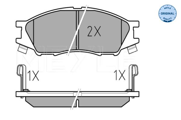 Meyle 0252464815W Колодки гальмівні (передні) Nissan Almera II 02-