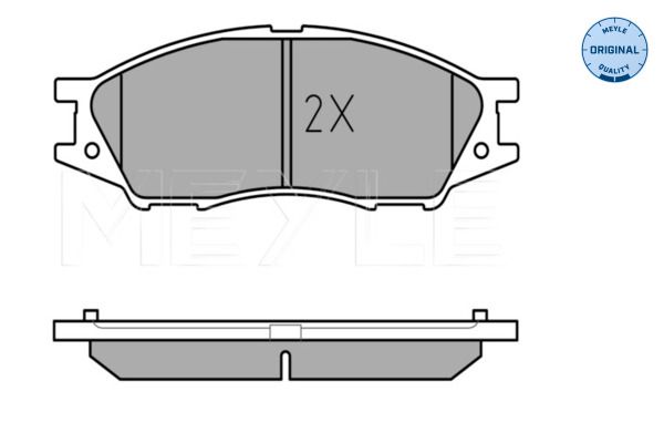 Meyle 0252464815W Колодки гальмівні (передні) Nissan Almera II 02-