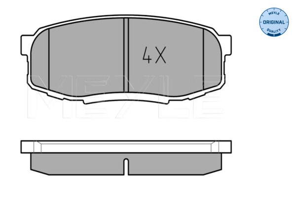 Meyle 0252465317 Колодки гальмівні (задні) Toyota Land Cruiser 200 08-