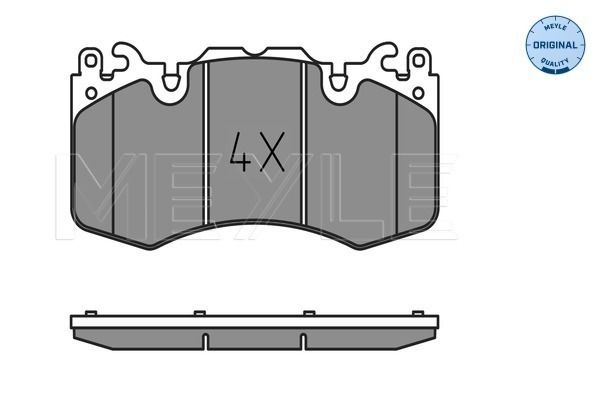 Meyle 0252466017 Колодки гальмівні (передні) Peugeot 308/CC/SW/3008 07-