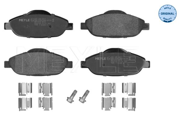 Meyle 0252466017 Колодки гальмівні (передні) Peugeot 308/CC/SW/3008 07-