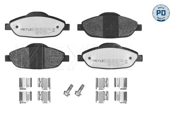 Meyle 0252466017PD Колодки гальмівні (передні) Peugeot 308/CC/SW/3008 07- (Bosch)