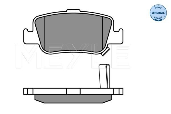 Meyle 0252467318 Колодки гальмівні (передні) Renault Logan I 04-/Nissan NP200 08- 1.4-1.6