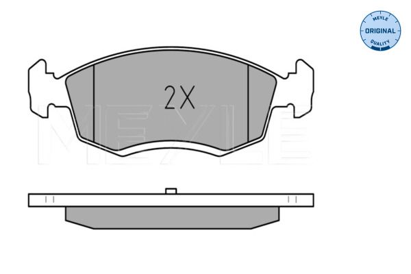 Meyle 0252467318 Колодки гальмівні (передні) Renault Logan I 04-/Nissan NP200 08- 1.4-1.6