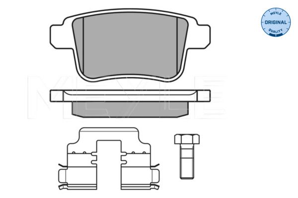 Meyle 0252469216 Колодки гальмівні (задні) Renault Kangoo 08-/MB Citan 12-