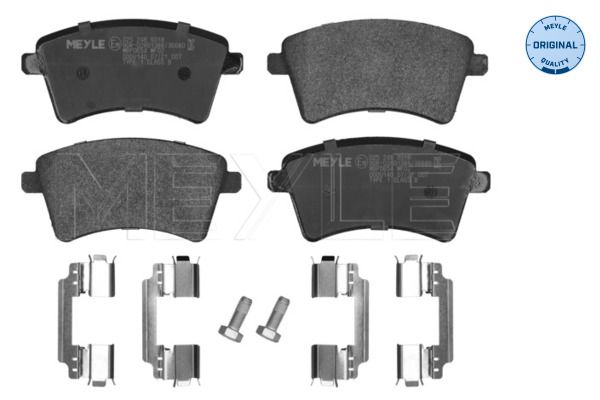 Meyle 0252469318 Колодки гальмівні (передні) Renault Kangoo 08- (TRW)