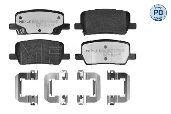 Meyle 0252469616PD Колодки гальмівні (задні) Tesla Model S/Model X 13-
