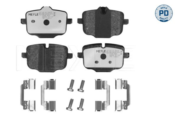 Meyle 0252470318PD Колодки гальмівні (задні) BMW 5 (F10/F11)/6 (F12/F13)/ 7 (G11/G12)/ X5 (G05)/ X6