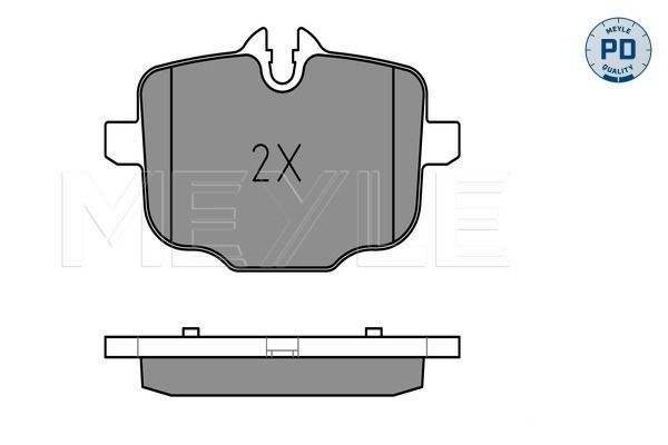 Meyle 0252470318PD Колодки гальмівні (задні) BMW 5 (F10/F11)/6 (F12/F13)/ 7 (G11/G12)/ X5 (G05)/ X6