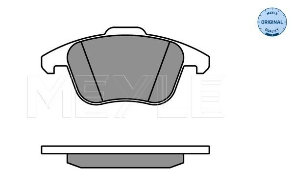 Meyle 0252470520W Колодки гальмівні (передні) Audi A4/A5 07-
