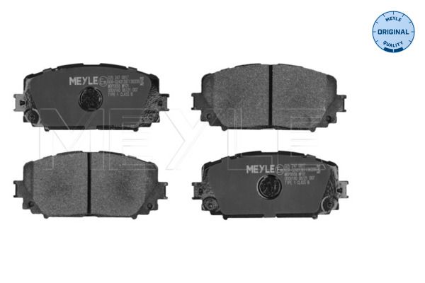 Meyle 0252470917 Колодки гальмівні (передні) Renault Laguna III 07-