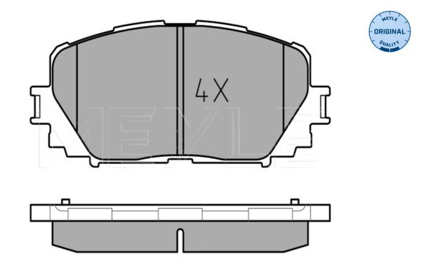 Meyle 0252470917 Колодки гальмівні (передні) Renault Laguna III 07-