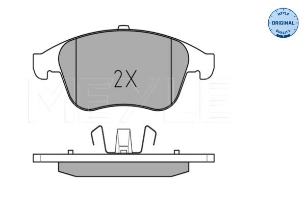Meyle 0252470917 Колодки гальмівні (передні) Renault Laguna III 07-