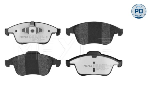 Meyle 0252471018PD Колодки гальмівні (передні) Renault Megane III/Laguna III 07- (PREMIUM)