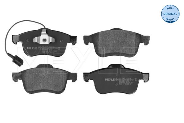 Meyle 0252472720W Колодки гальмівні (передні) Fiat Doblo 10- (Ate)