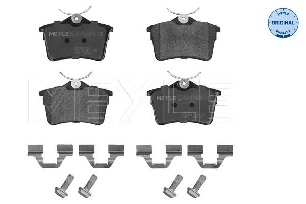 Meyle 0252476516W Колодки гальмівні (задні) Citroen Berlingo 08-