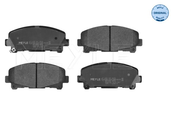 Meyle 0252476616 Колодки гальмівні (передні) Honda Accord VIII 07-/IX 12- (Akebono)