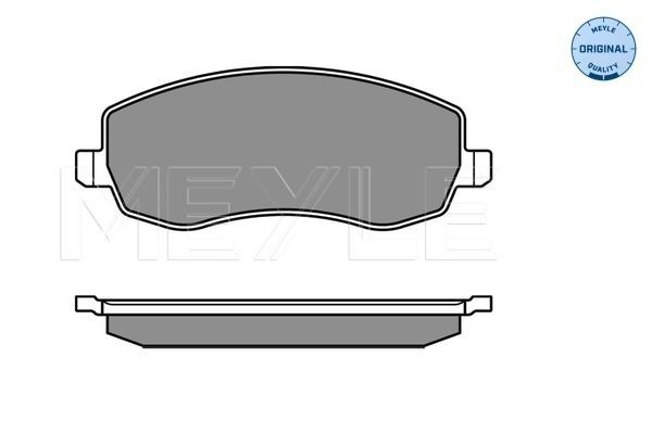 Meyle 0252483919W Колодки гальмівні (передні) Citroen C8/Peugeot 807 2.0/2.2 HDi 06-