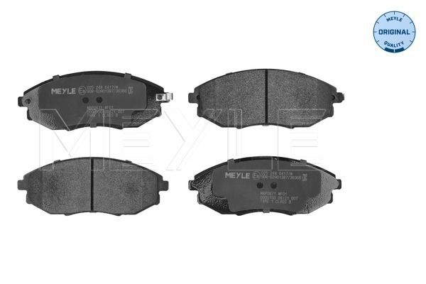 Meyle 0252486417W Колодки гальмівні (передні) Chevrolet Epica 2.0-2.5D 05-