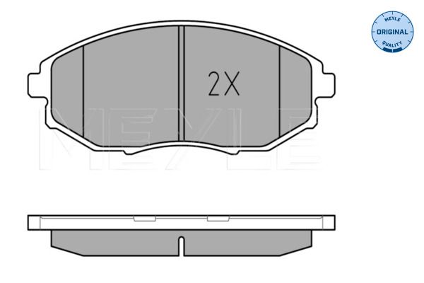 Meyle 0252486417W Колодки гальмівні (передні) Chevrolet Epica 2.0-2.5D 05-