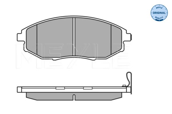 Meyle 0252486417W Колодки гальмівні (передні) Chevrolet Epica 2.0-2.5D 05-