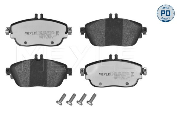 Meyle 0252487113W Колодки гальмівні (задні) Infiniti EX/Nissan Cube/Juke/Leaf/Renault Koleos/Suzuki