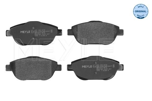 Meyle 0252488318 Колодки гальмівні (передні) Citroen С3 09-