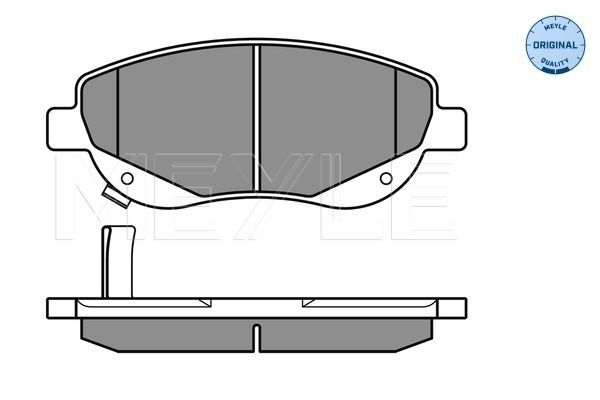 Meyle 0252494619W Колодки гальмівні
