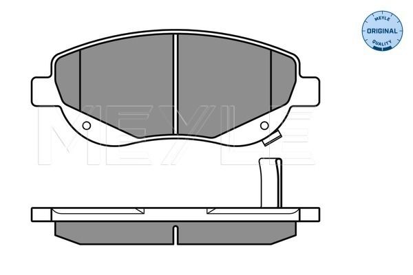 Meyle 0252494619W Колодки гальмівні