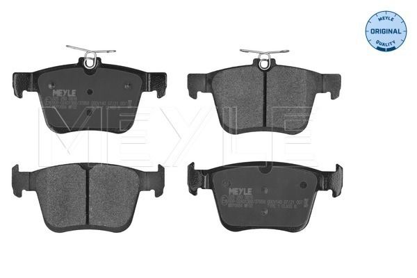 Meyle 0252500816 Колодки гальмівні (задні) Audi A3/VW Golf 12-/Touran/Passat B8 14-/Skoda Karoq 17-/