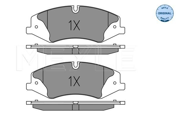 Meyle 0252502119 Колодки гальмівні (передні) Land Rover Range Rover/Discovery 2.0-5.0 09- (TRW)