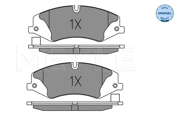 Meyle 0252502119 Колодки гальмівні (передні) Land Rover Range Rover/Discovery 2.0-5.0 09- (TRW)