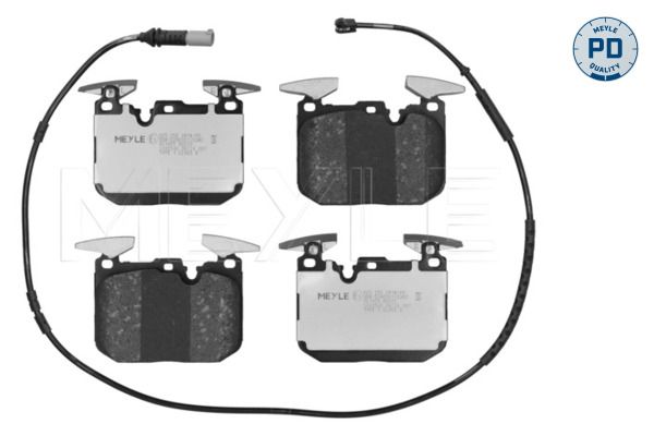 Meyle 0252502818PD Колодки гальмівні (передні) BMW 1 (F20/F21)/ 3 (F30/F31/F34)/ i8 (I12) 11- (Bremb