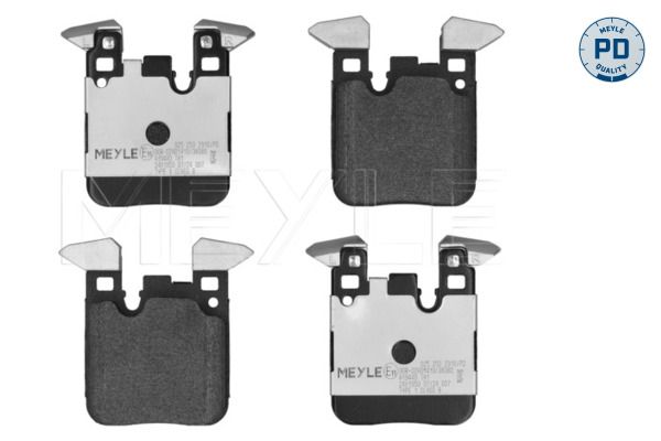 Meyle 0252502916PD Колодки гальмівні (задні) BMW 1 (F20/F21)/ 3 (F30/F31/F34) 11- (Brembo) B37/B47/N