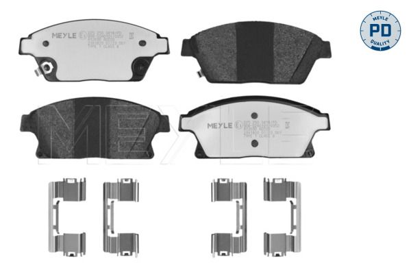 Meyle 0252503418PD Колодки гальмівні (передні) Opel Astra J/Chevrolet Cruze/Trax 09- (PREMIUM)