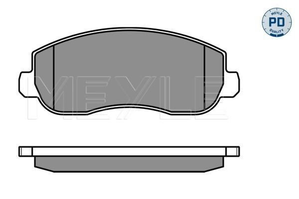 Meyle 0252514718PD Колодки гальмівні (передні) Renault Master/Opel Movano 10-