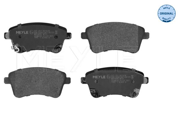 Meyle 0252518419W Колодки гальмівні (передні) Kia Venga 1.4-1.6 10-
