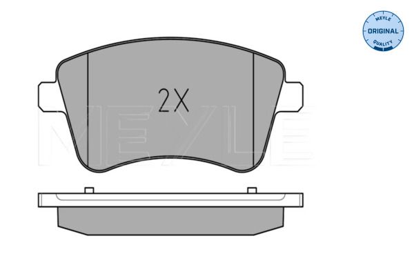 Meyle 0252518419W Колодки гальмівні (передні) Kia Venga 1.4-1.6 10-