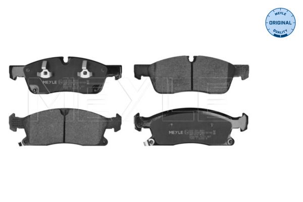 Meyle 0252519021 Колодки гальмівні (передні) Jeep Grand Cherokee IV 3.0-6.4 10- (194.6x64.1x19.2)
